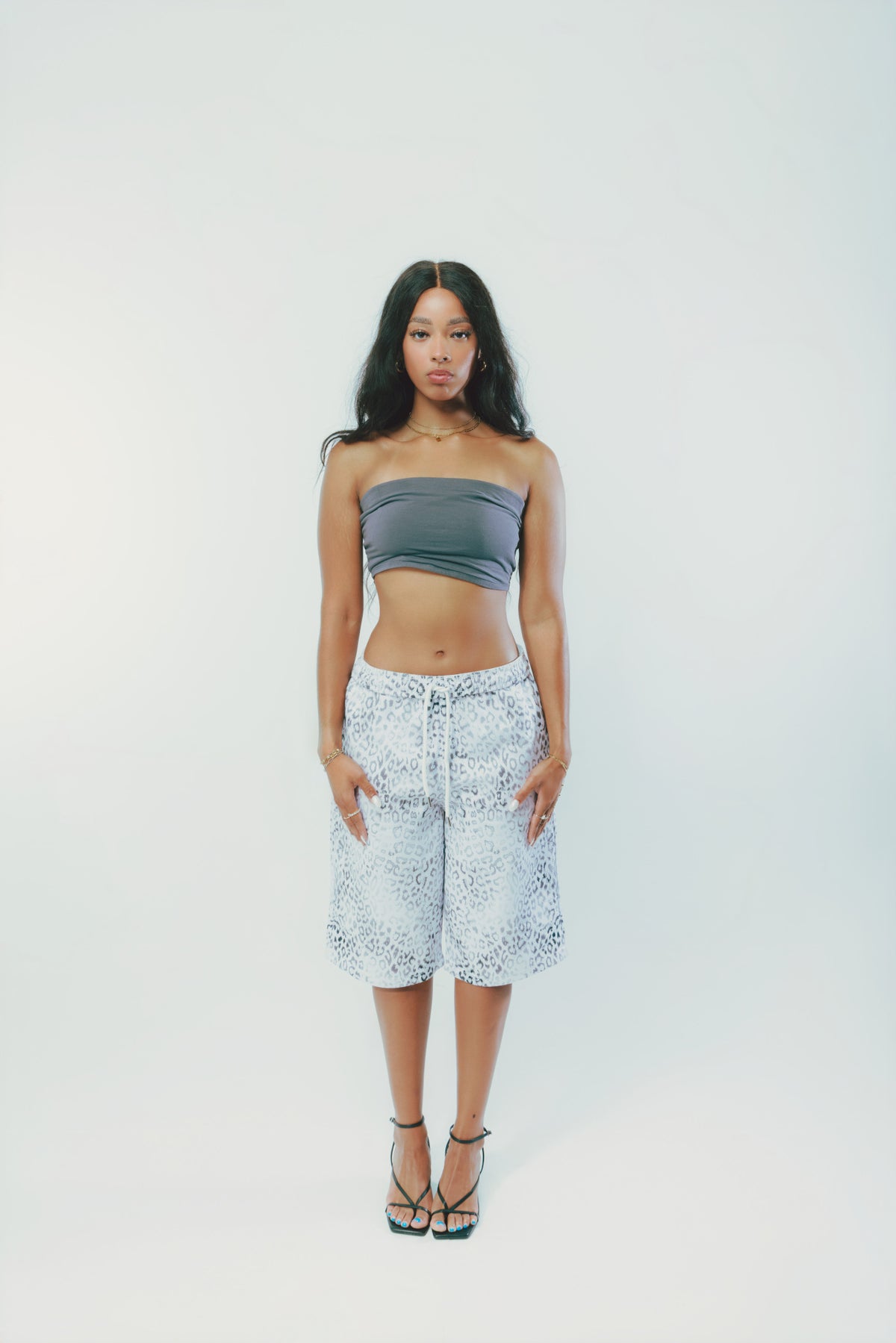 ICY LEOPARD SHORTS