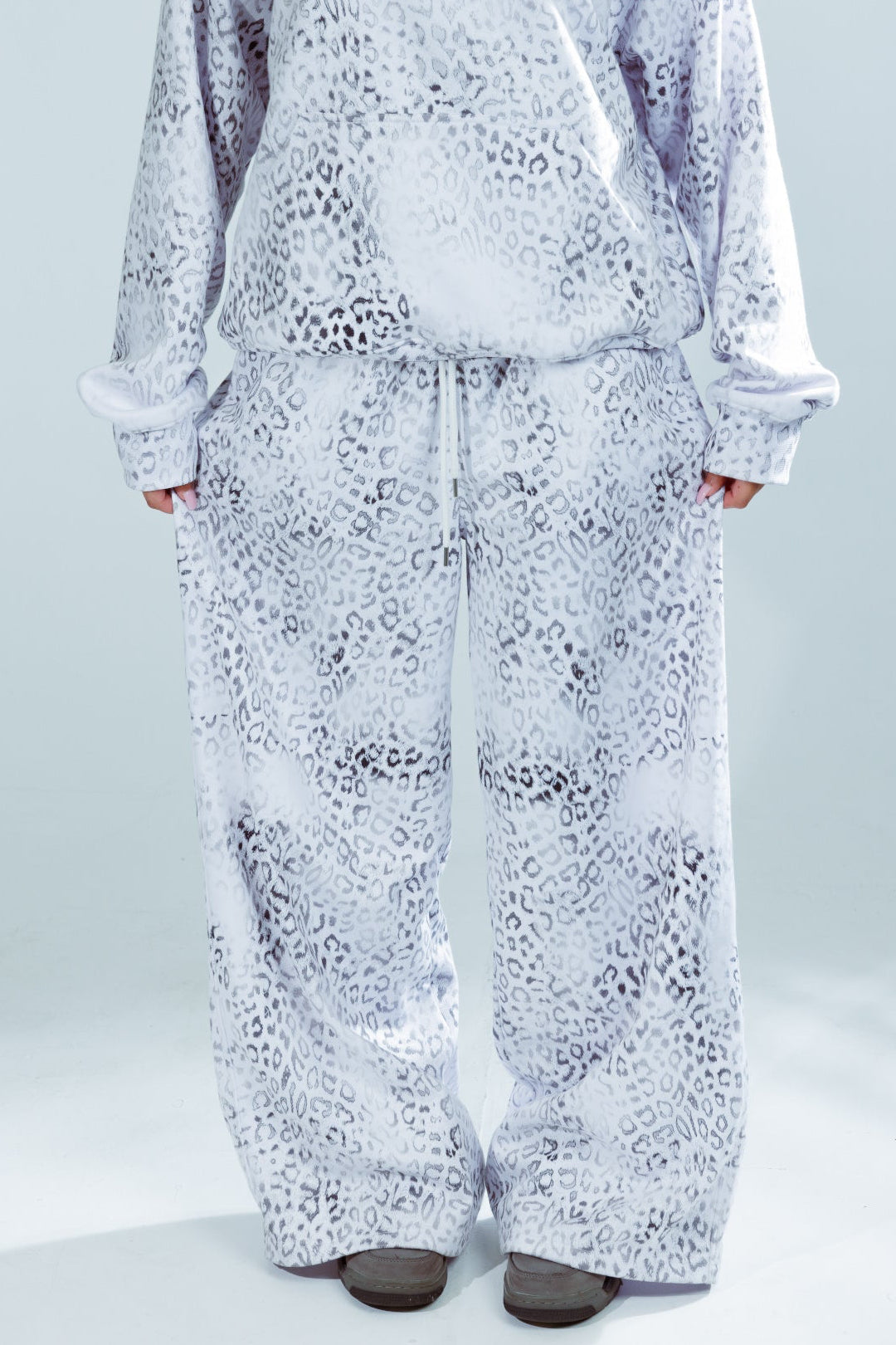 Icy Leopard Sweatpants