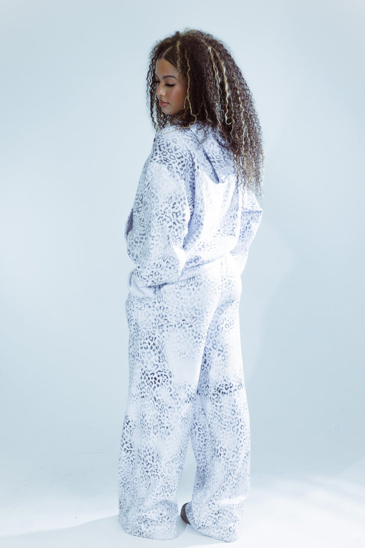 Icy Leopard Sweatpants